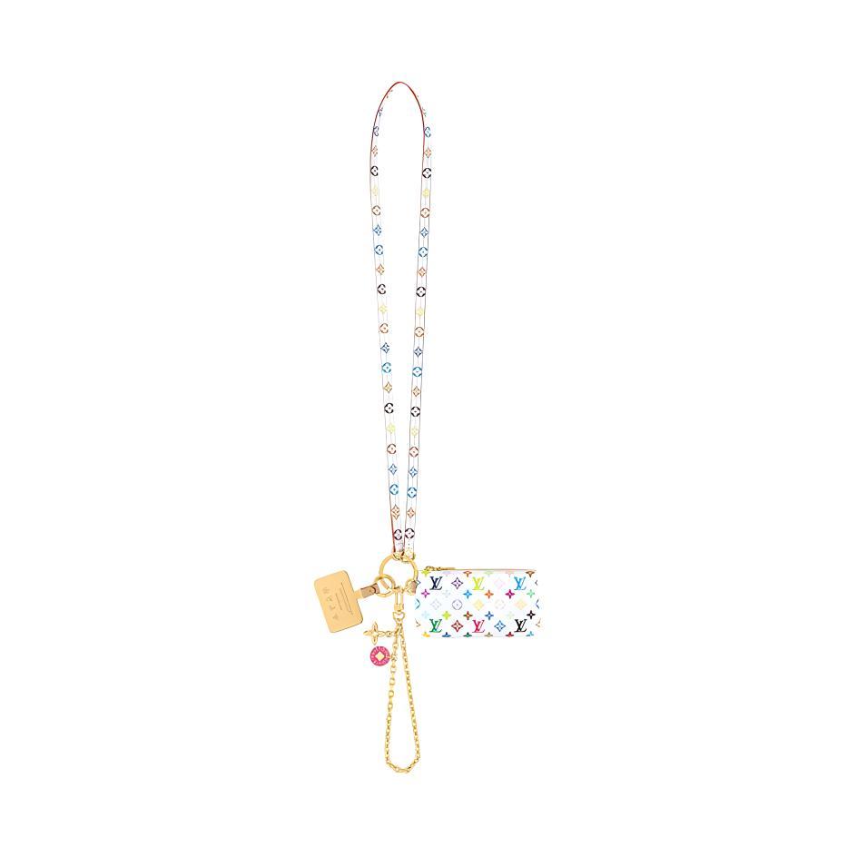 

Louis Vuitton x Takashi Murakami Белый Трехцветный Классический Канвас с Монограммой Кожаная Отделка Ремешок для Телефона Кошелек для Монет Женский Стиль Белый One Size-Gift Set(Basic Set+Box+Shopping Bag) белый