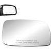 BOOLEE Mirror Glass Replacement Fit For 2007-2012 Toyota Camry/Camry Hybrid (1St Digit Of VIN Is A 1,4 Or 5 Made In USA Only) Passenger Right Side RH