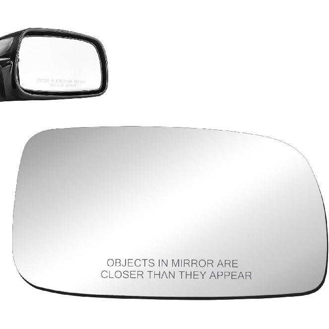 BOOLEE Mirror Glass Replacement Fit For 2007-2012 Toyota Camry/Camry Hybrid (1St Digit Of VIN Is A 1,4 Or 5 Made In USA Only) Passenger Right Side RH