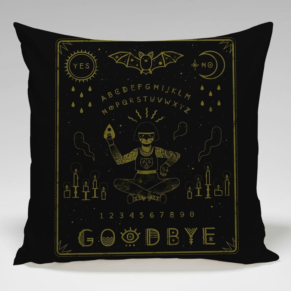 

Автомобильная квадратная подушка с забавными граффити в американском абстрактном стиле, художественная наволочка, офисная подушка для сна, обеденный перерыв, подушка для сна 40x40cm