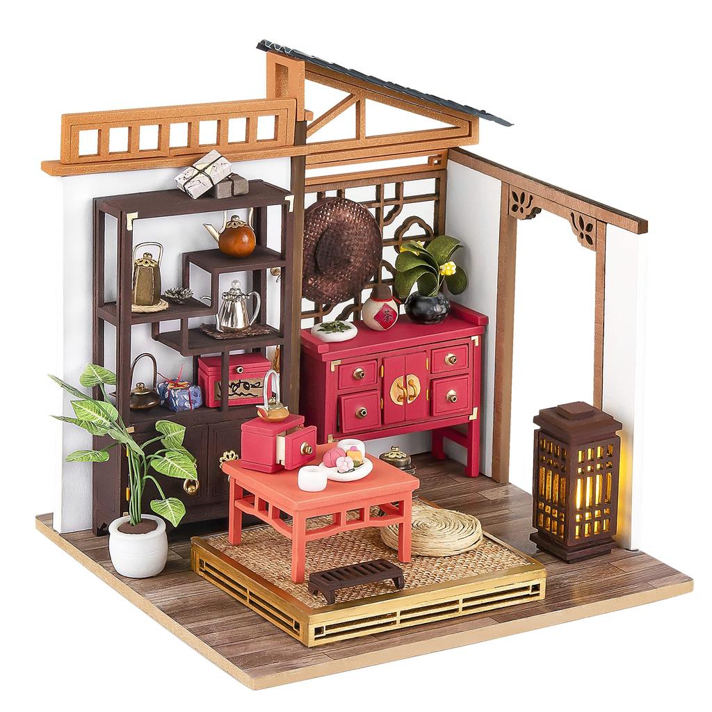 DIY Miniature House Dollhouse Chinese Series with Japanese Instruction Manual Tsukurundesu® (Meishankyo)