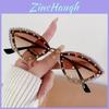 Cat Eye Sunglasses With Gold Metal Frame Uv400 Protection For Trendy Summer Outings
