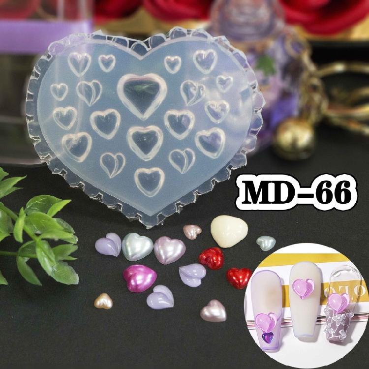 Beatiful Silicone Nail Template Flower Mold DIY Nail Art Mold Silicone Assorted