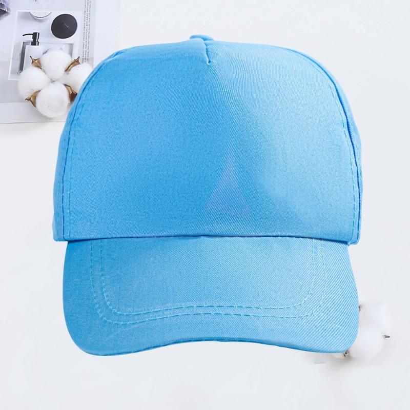 Volunteer Printing Travel Cap Duck Tongue Children's Cotton Mesh Cap Student Cap