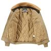 Veste Rembourrée Homme Automne et Hiver Empilée Épaissie Veste Rembourrée Col Fourrure Veste Décontractée Pilote Veste Rembourrée