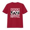 Creedence Clearwater Revival 60S 70S Rock Band Print T Shirt Retro Style Music Fan Vintage Washed Graphic Casual Unisex