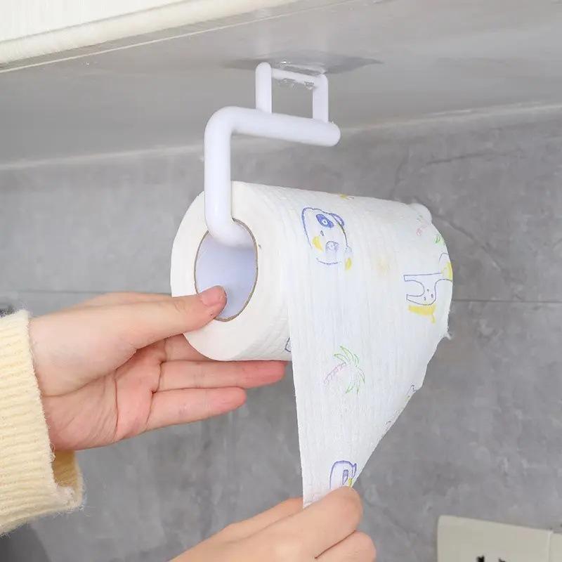 Bezprzewierceniowy, ścienny uchwyt na kuchenny ręcznik papierowy i półka do przechowywania - Darmowa wysyłka dla nowicjuszy 1.23