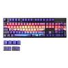 PBT OEM Profile Keycap 128 Keys Dye Sublimation Keycaps for Mechanical Keyboard MX Switch Purple Sunsets Landscape Theme