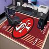 Vintage 49ers Football Teppich Büro Teppich Rutschfeste Matte, Stuhlmatte Bodenbelag für Gaming, Schlafzimmer, Wohnzimmer, Heimdekoration Weihnachtsgeschenk