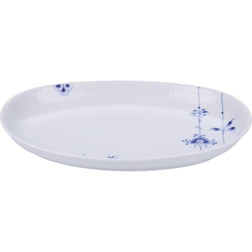 [Officially Imported] Royal Copenhagen Blue Palmette Oval Dish, 23cm, Wedding Gift, Product Number 1017425