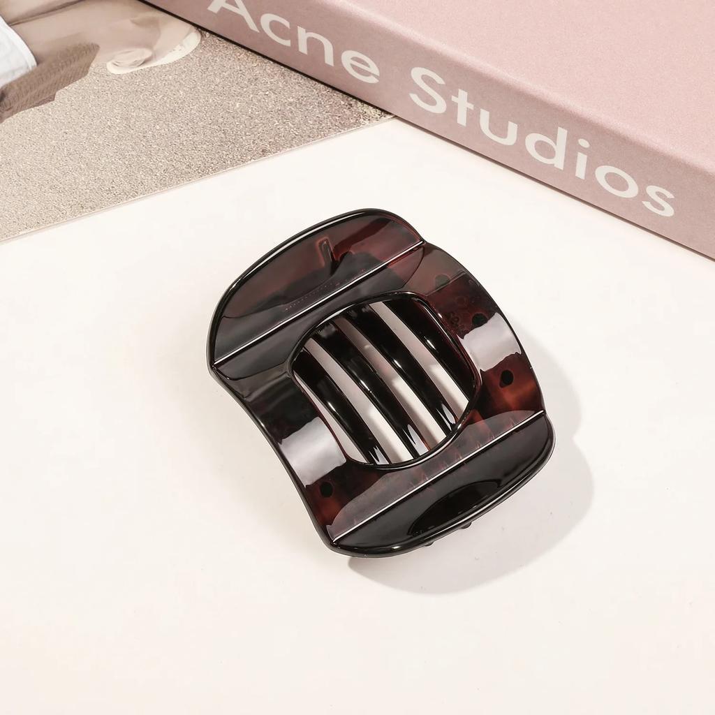 Nouvelles grandes et petites pinces à cheveux en PC pour femmes, accessoires pour cheveux antidérapants, épingles à cheveux vintage en forme d'arc en forme de griffe de canard, barrettes pour filles