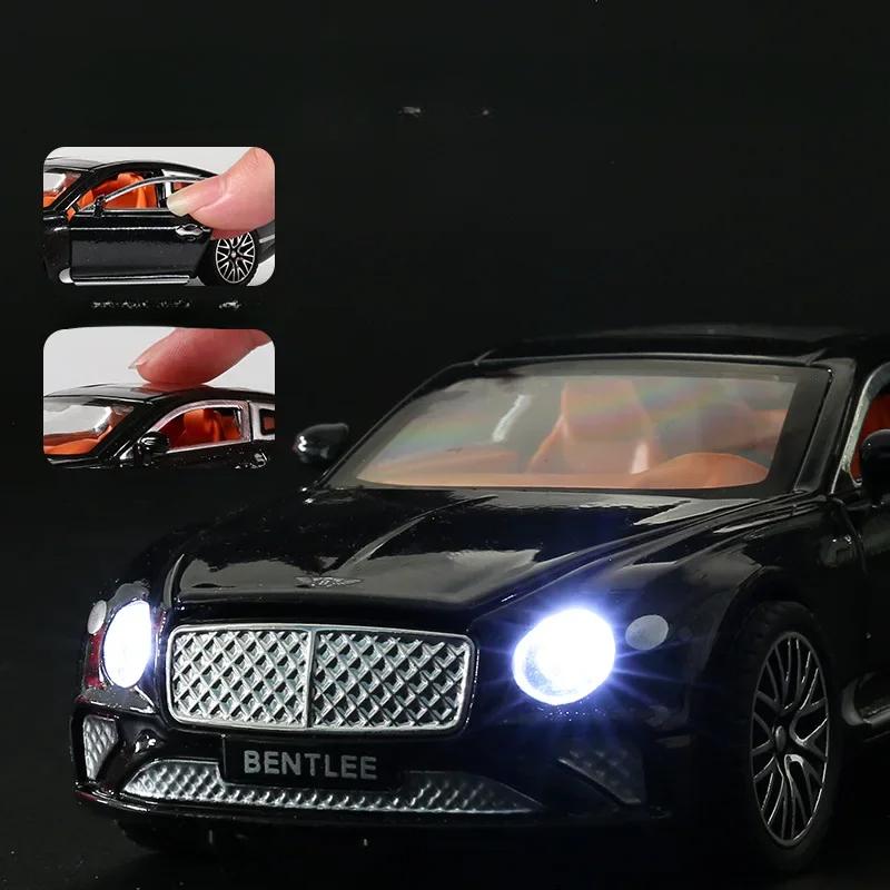 1/32 Bentley Continental GT литая модель автомобиля из металла имитационная модель — фото 2