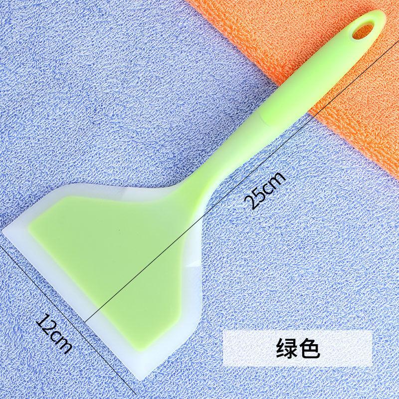 Baking Tamako Roasted Silicone Pot Spatula Wide Mouth Pizza Spat Steak Non-stick Pan Silicone Spatula Silicone Kitchen Cooking green