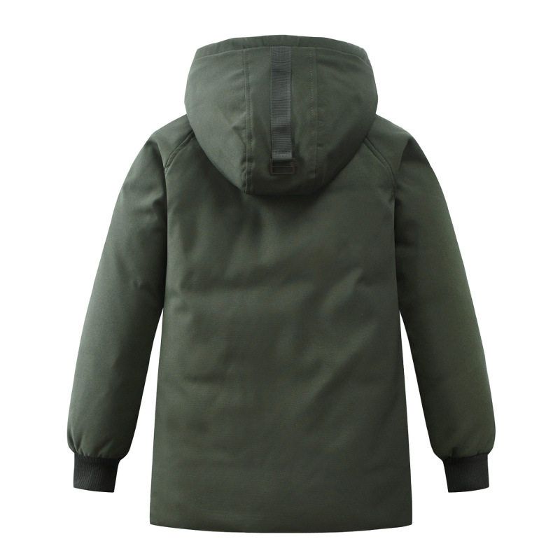 Children's Clothing Kids Boy's down Jacket Mid Length Long Length K-style Thickened Children Children's New New Arrival