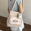 Cute toast kitten handbag women's new versatile student schoolbag fashion trend messenger bag