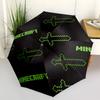 1pc Minecraft Swords Circular Design Umbrella with Plastic Handle,Compact & Stylish,Cartoon Pattern,Outdoor UmbrellaPT390