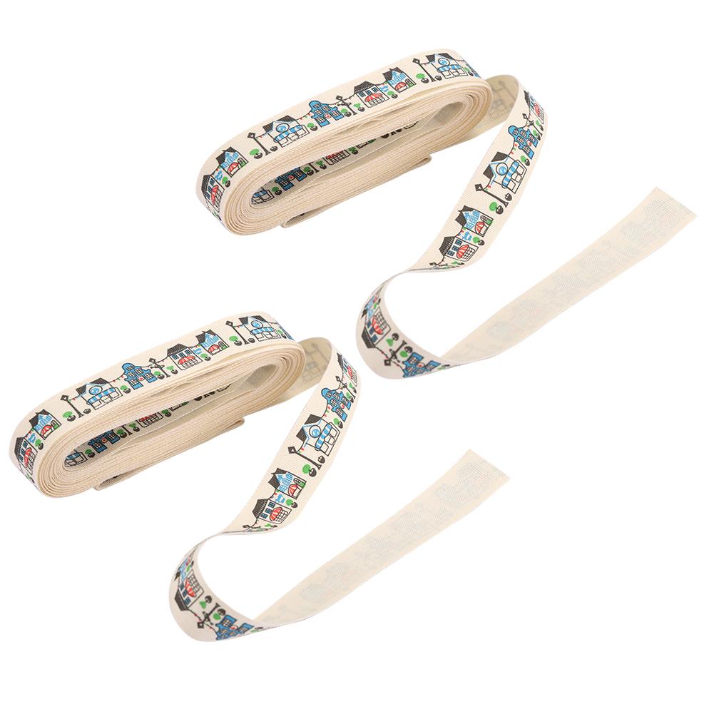 

2 шт. Лента для тесьмы, мультфильм, живопись, свадьба, упаковка, одежда, украшения, аксессуары Style 2