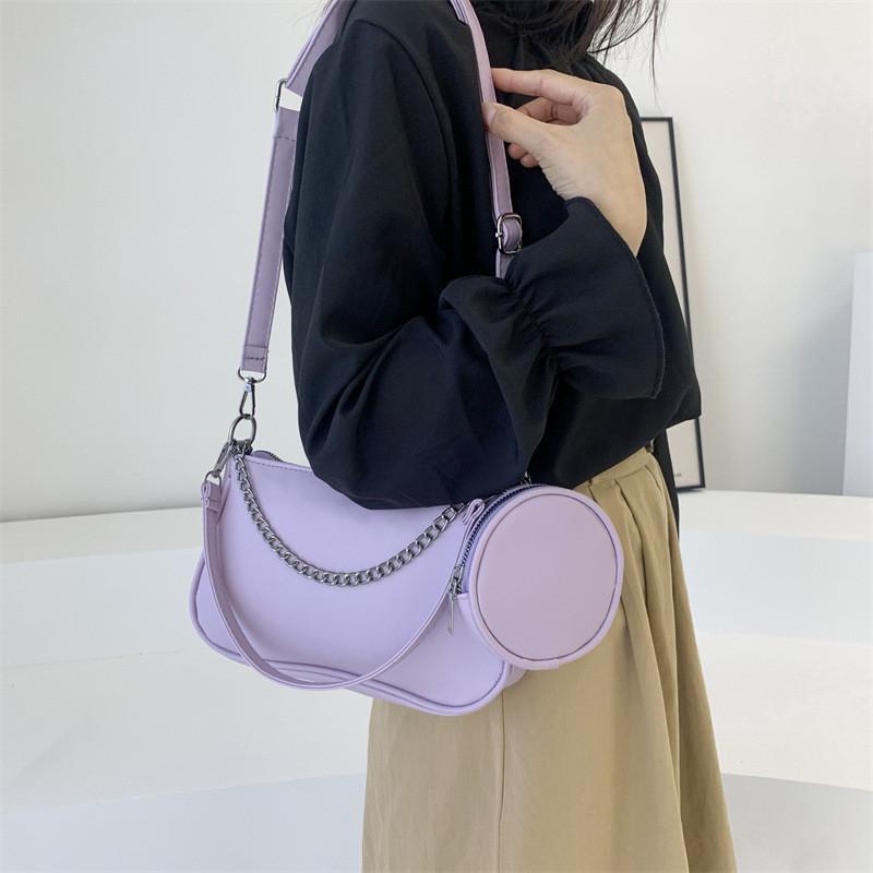 2023 Summer New Fashion Simple Shoulder Bag Street Trendy Retro Handbag Casual Commuter Armpit Bag