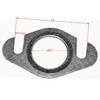 For Suitable 2T 50cc 2T Roller Exhaust Pipe Gasket New Screw Double Punch 50 Muffler Gasket Kit