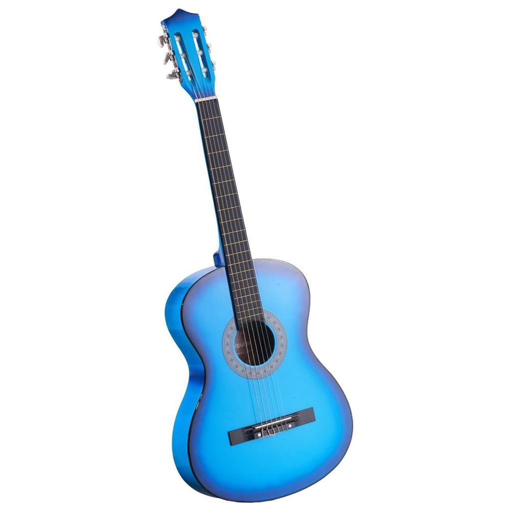 Classical Guitar, 960 mm, Wood Classical Guitar Starter Kit for Beginners, with Nylon Strings, Gig Bag, Strap, Tuner, Extra Strings, Picks, Capo,