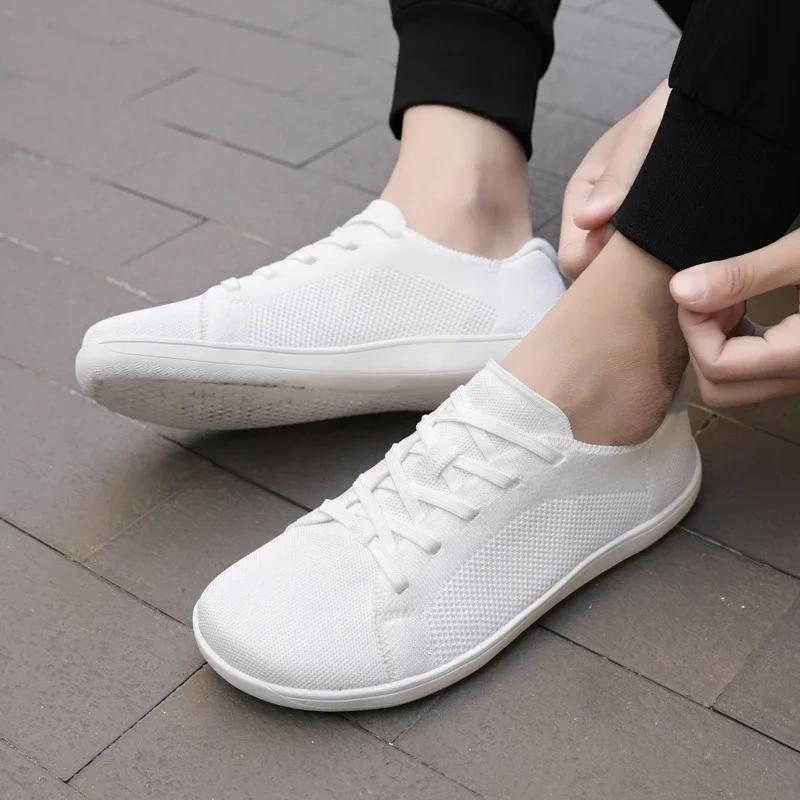 Minimally Designed Mesh Shoes For Women'S Walking Shoes In Summer  New Wide Toe Lace Up Soft Soled Casual Sports Shoes 36-46