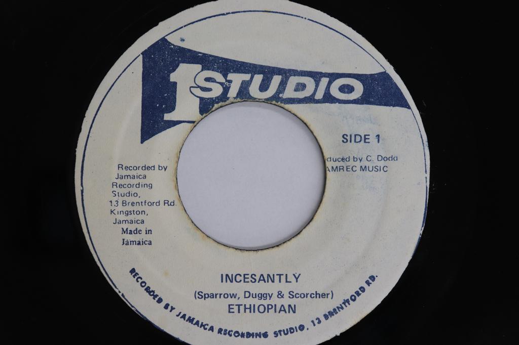 7inch Record ETHIOPIAN - Incesantly none Studio One 1983 Jamaica Reggae, Ska & Dub Used