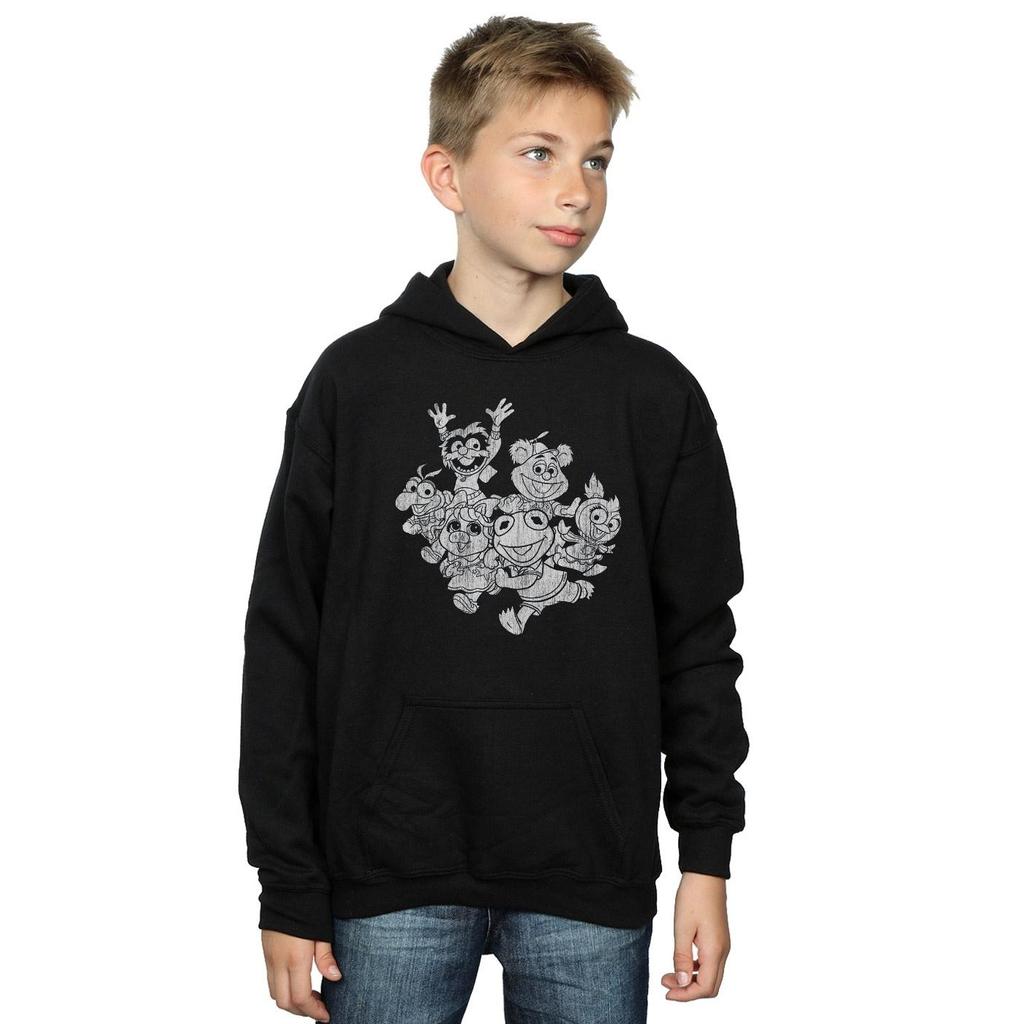Disney Boys The Muppets Muppet Babies Mono Group Hoodie