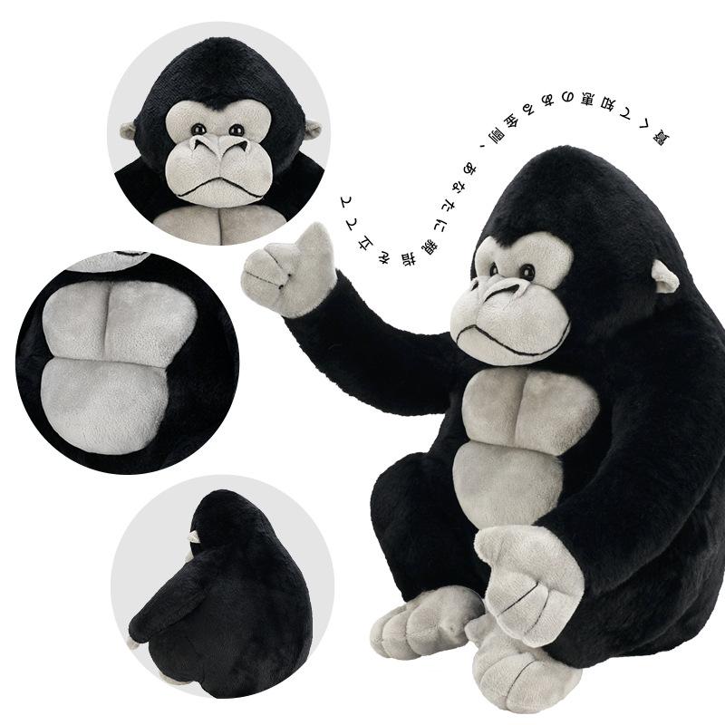 Daming Gorilla Doll Plush Toy Gorilla Doll Throw Pillow Child Birthday Gift