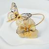 Fashion Wide Open Bangle Metal Arm Bracelet New Armband  Jewelry Accessories