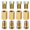 12 Pieces Brake Line Fittings Wide Compatibility Connector Low Non-Ferrous