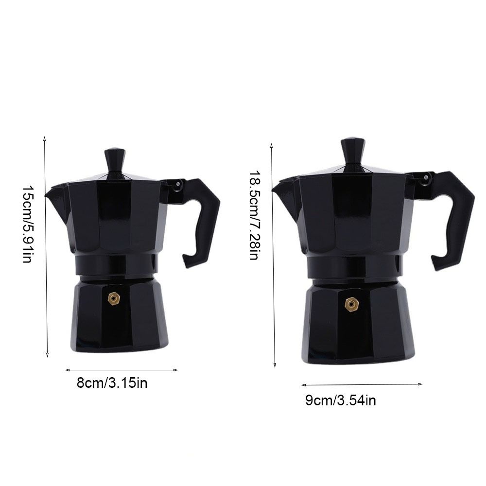 With Handle Coffee Maker Moka Pot Aluminum Espresso Coffee Maker Vintage Espresso Kettle Home