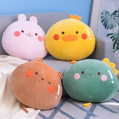 Boneca de urso fofa simulada balão boneca de galinha crianças brinquedo de pelúcia coelho dinossauro travesseiro de dormir