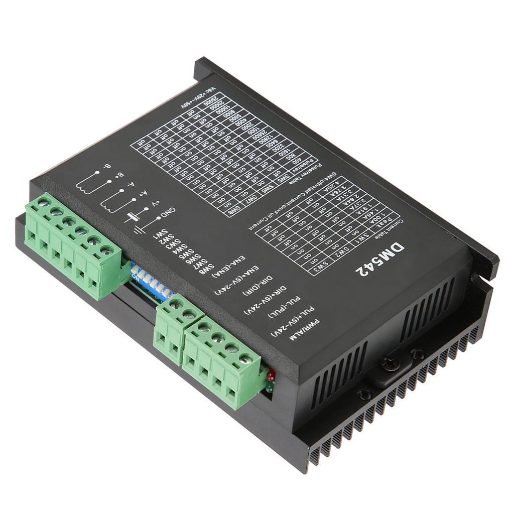 DM542 2 phase Stepper Motor Driver 57 86 Series Stepping Motor Driver 18 48VDC Peak 4.2A