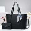 Pu Leather Large Tote Bag For Women With Zipper Pocket And Inner Compartments For Daily Commuting