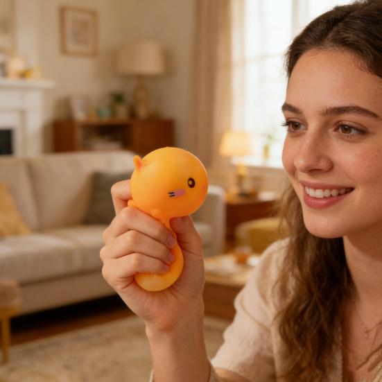 Cartoon Bear Squeeze Toy Stress Relief Slow Rising Cat Sensory Toy Soft Stress