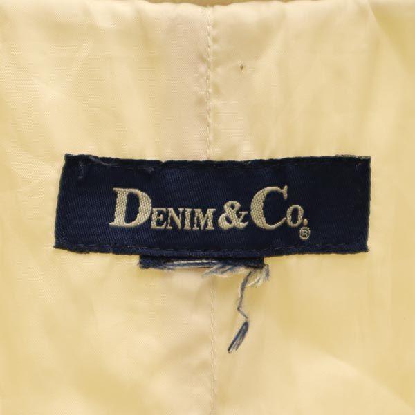 Denim&Co Old Stainless collar coat off white Women Used
