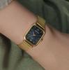 Black Mother-of-Pearl Watch Women's Mesh Watch Rumton Harbor Black Gold