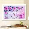 Rose Flowers and Real Clock 5D Full Diamond Painting Embroidery DIY Craft Home Decor Wall Painting Home Entertainment