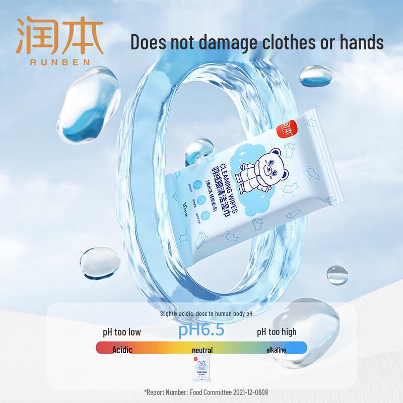 Runben Reinigungstücher für Daunenjacken