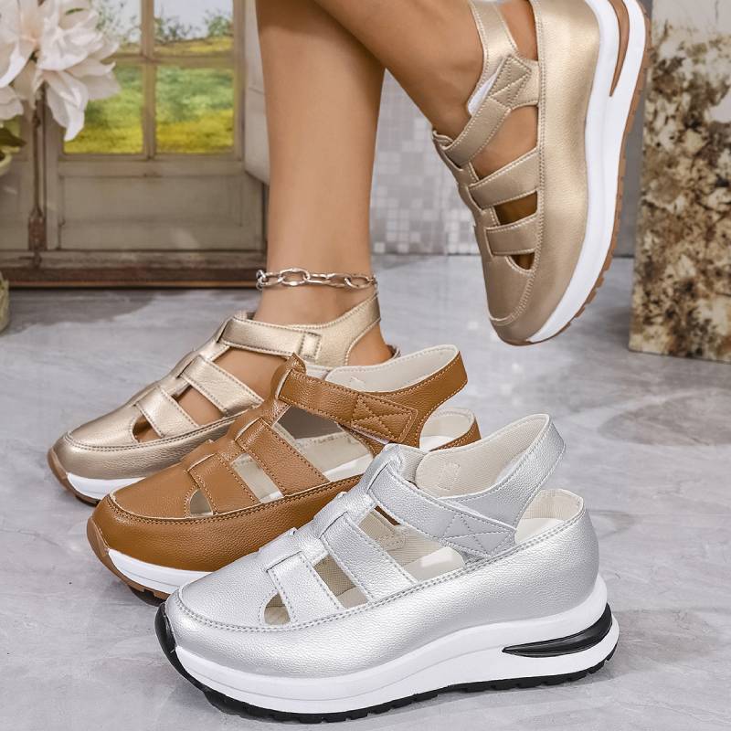 Casual Womens Summer Platform Sandals With Thick Rubber Sole For Comfortable Walks
