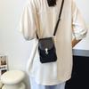 Minimalist Pu Square Crossbody Bag With Zipper Inner Pocket For Casual Day Out