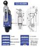 Changde CZ-8108N Roller Lever Self-Resetting Limit Micro Switch for CNC Machines