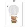 Boho Cartoon Bear Hedgehog Car Ship Balloon Posters Art Prints Canvas Painting Wall Pictures For Baby Kids Room Home Decoration