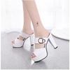 High Heel Sandals Women Summer New Korean Style Peep Toe Platform Sandals And Slippers