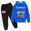 Kinder Spiel Cuphead Hoodie Kinder Hoodie Hose Zweiteiler Kinderkleidungsset 4-14 Jahre Kinder Kleidung Kinder Hoodies