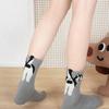 Women's Funny Cartoon Socks MidCalf Spring Summer Fall Casual Unisex Fashion BreathableComfortableCreative Multi-Function Socks