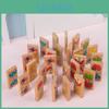 Wooden Dominoes Puzzle Set For Kids With Educational Cognition Game For Preschoolers