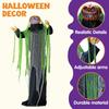 Joyfy Halloween 67" Scary Decorations Pumpkin Ghost with Sound Activation Animatronics Pumpkin Decorations for Haunted House