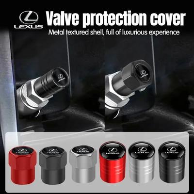 4pcs Car Wheel Tire Valve Caps Stem Case For ES240 ES250 ES350 IS250 IS300 RX270 GS NX300 RX300 RX350 RX400H SL430 CT200