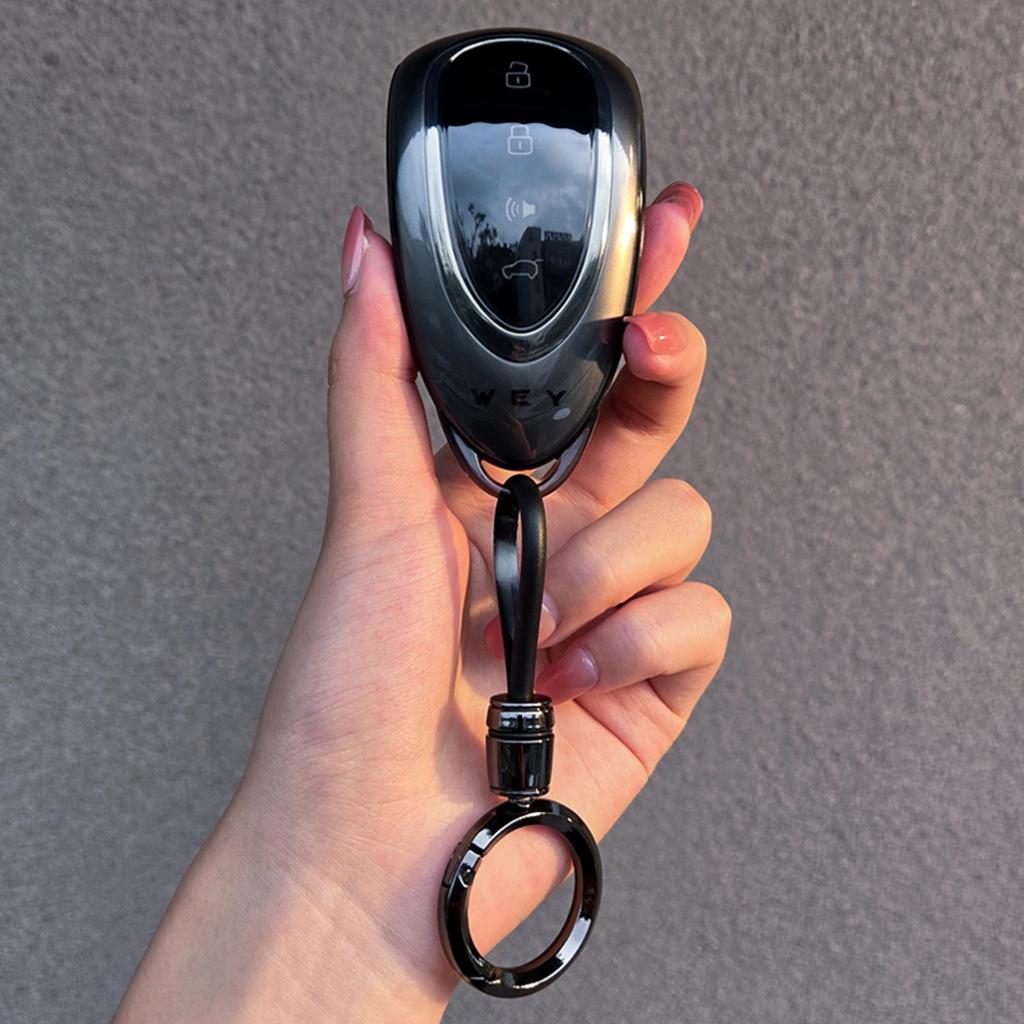 WEY Blue Mountain Car Key Cover for Great Wall WEY VV5/VV6, Mocha, and Gaoshan Models